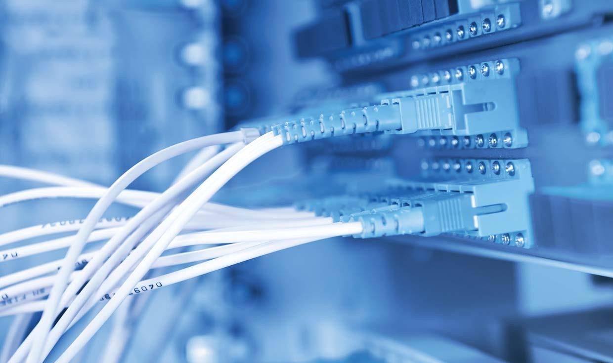 Network switches with fibre patch cords